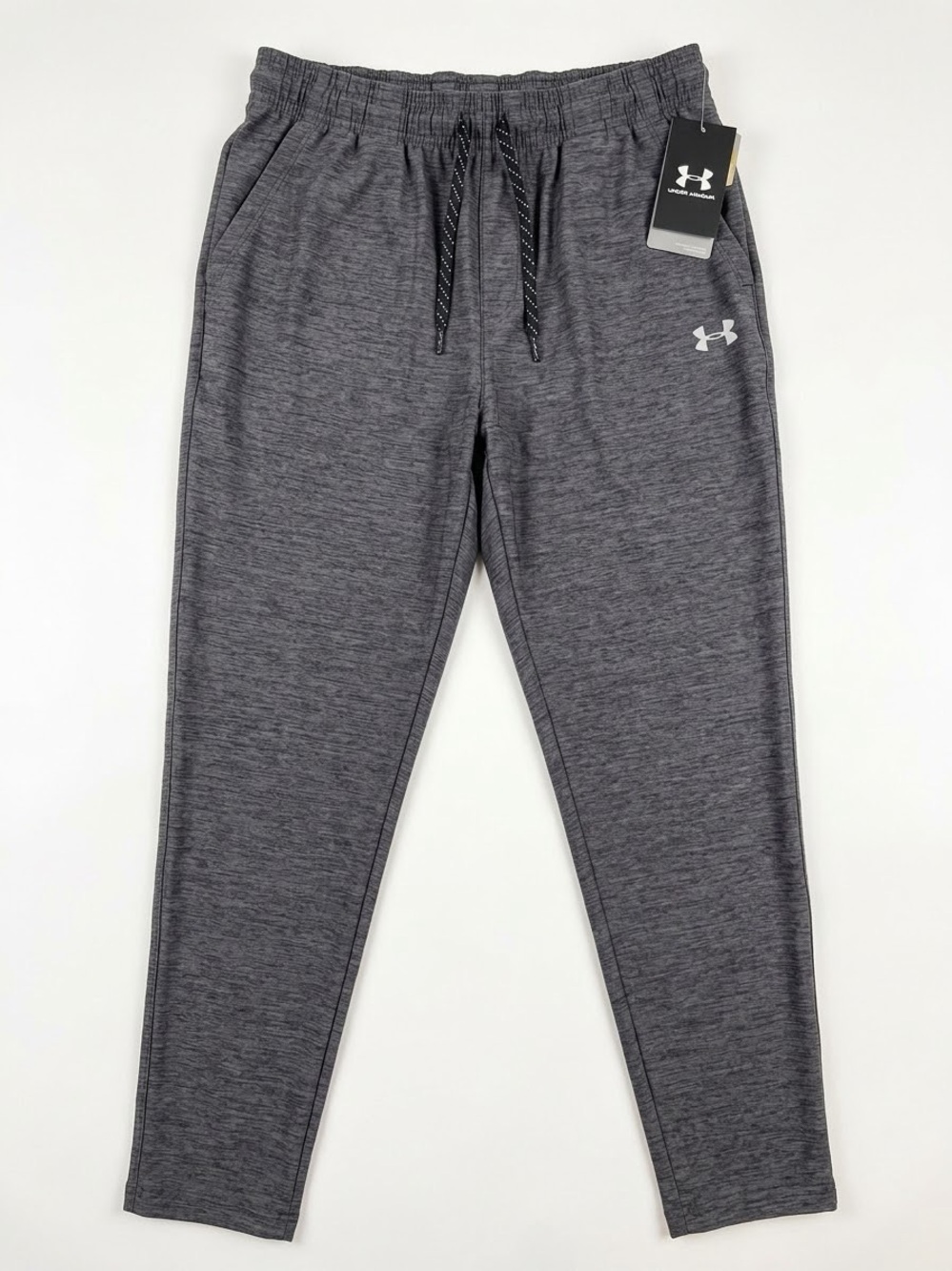 NWT Under Armour Boys YXL Charcoal Grey Athletic Jogger Pants